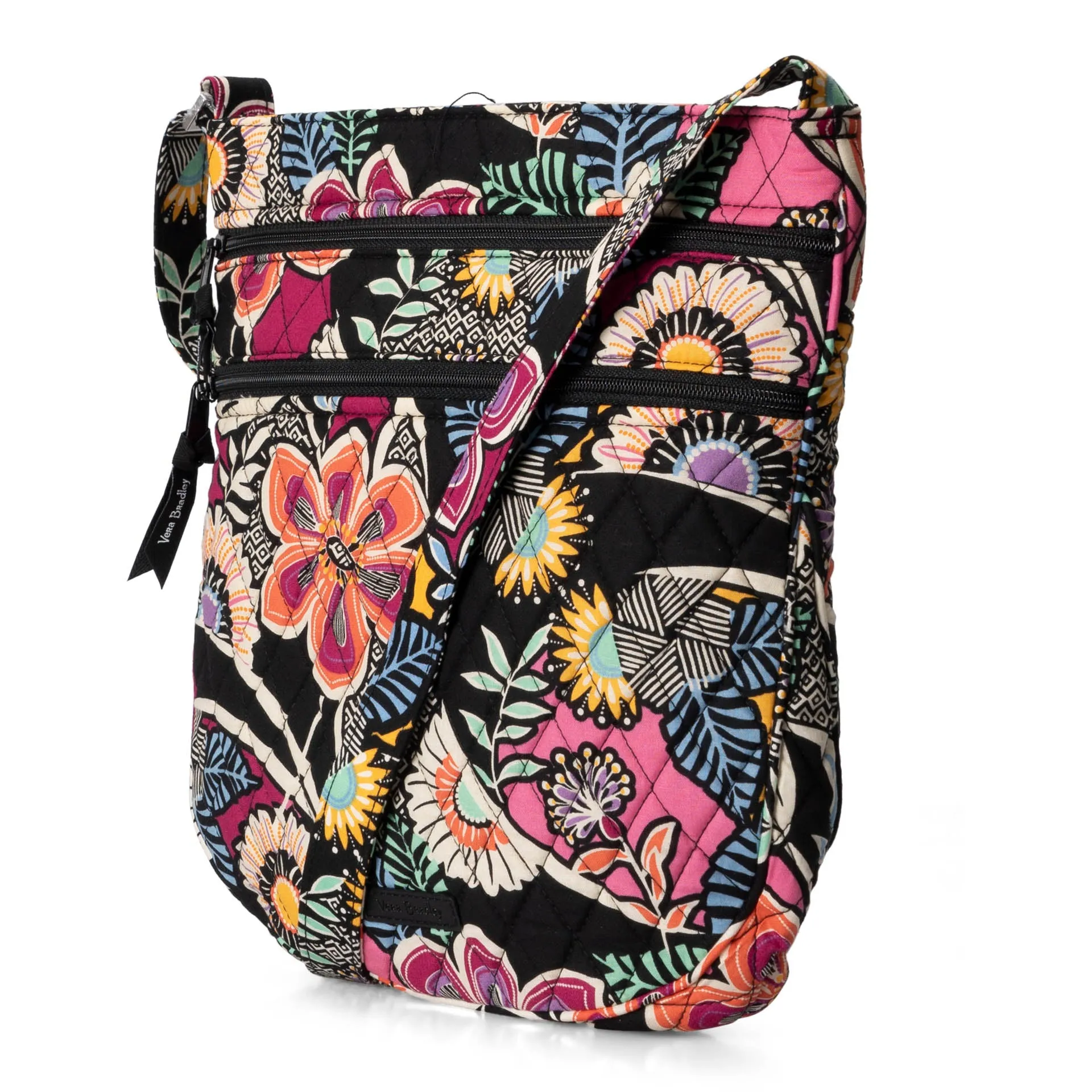 FINAL SALE Vera Bradley Trio Zip Hipster Crossbody Bag Kauai Floral sold by Bentley Leathers product image thumbnail 4