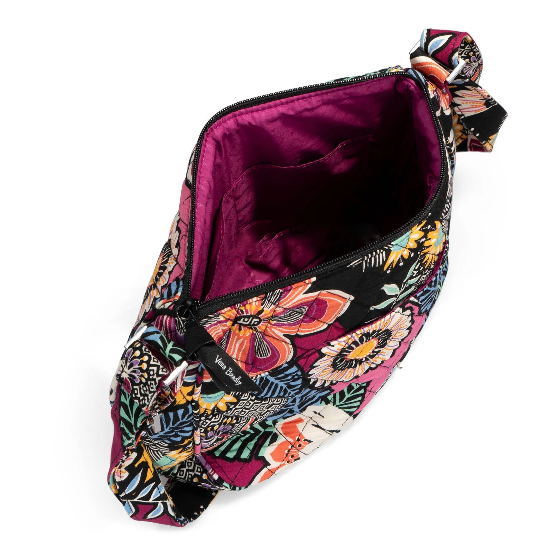 FINAL SALE Vera Bradley Saddle Crossbody Bag Kauai Floral sold by Bentley Leathers product image thumbnail 3