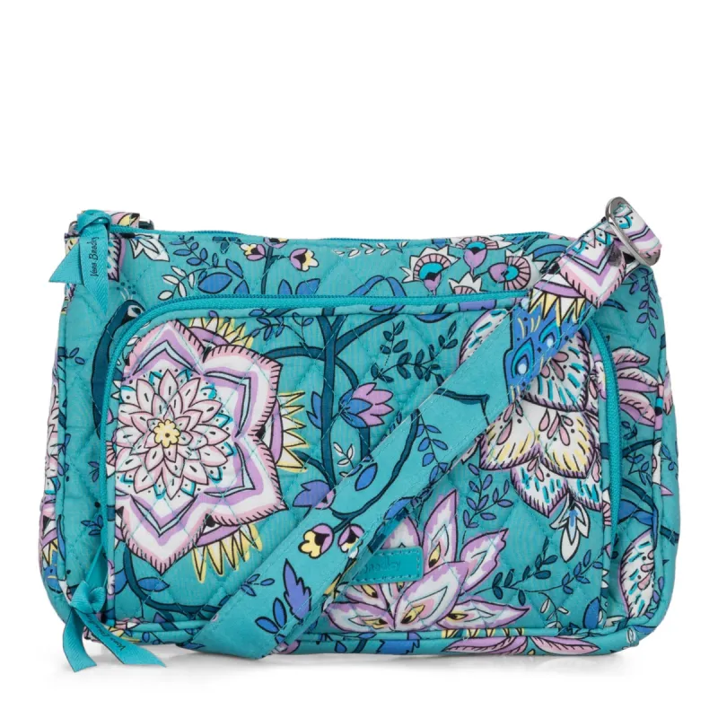 FINAL SALE Vera Bradley RFID Little Hipster Crossbody Bag Peacock Garden sold by Bentley Leathers