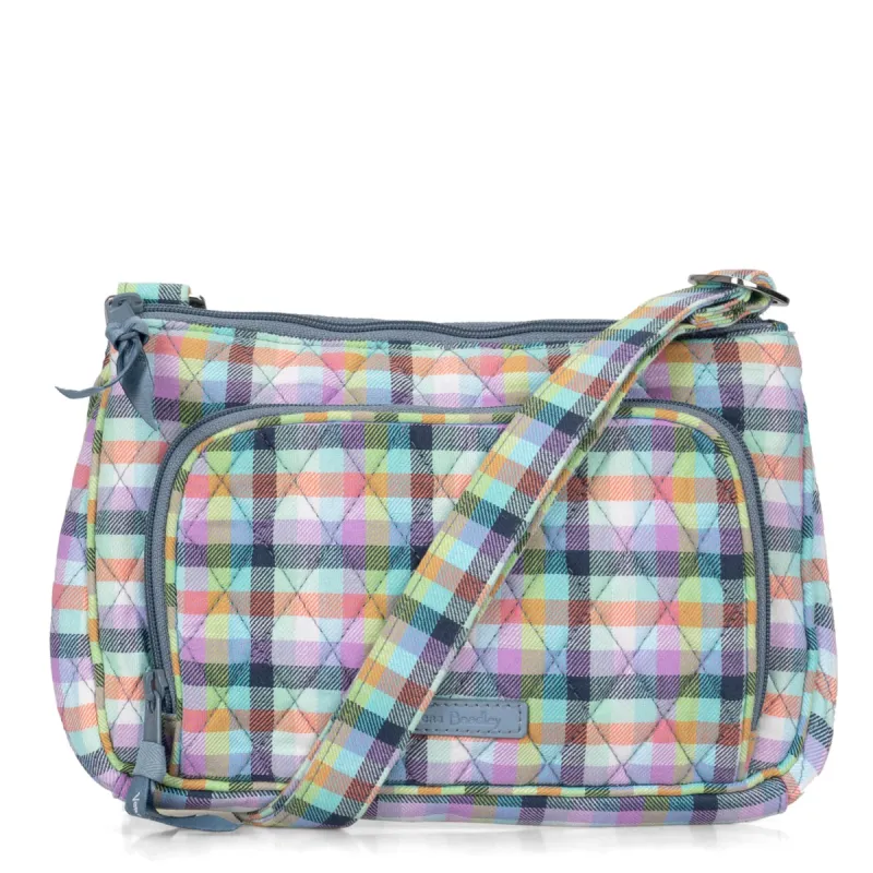 FINAL SALE Vera Bradley RFID Little Hipster Crossbody Bag Gingham Plaid sold by Bentley Leathers