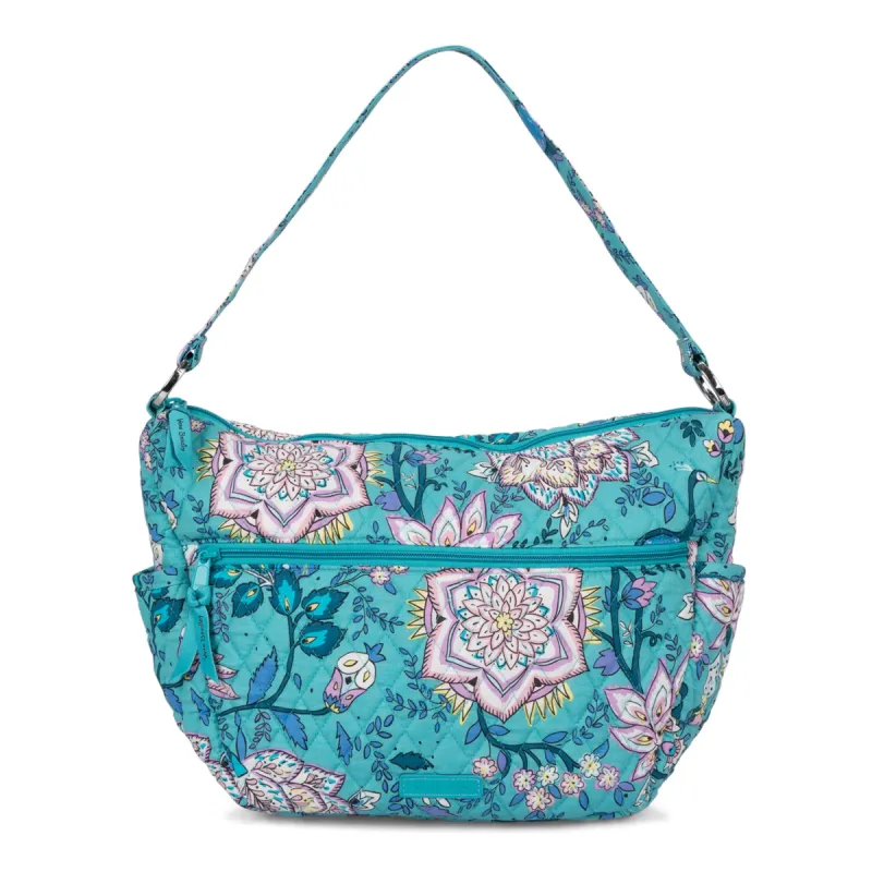 FINAL SALE Vera Bradley Go Ahead Convertible Crossbody Peacock Garden sold by Bentley Leathers