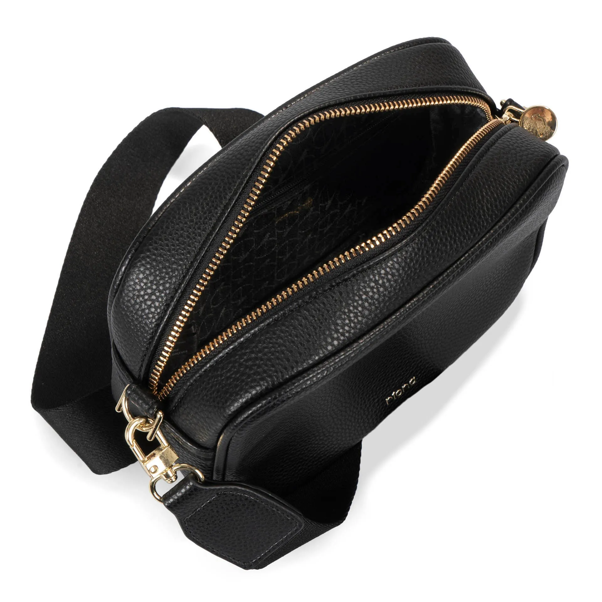 Riona Tina RFID Camera Bag Crossbody, Black sold by Bentley Leathers product image thumbnail 3