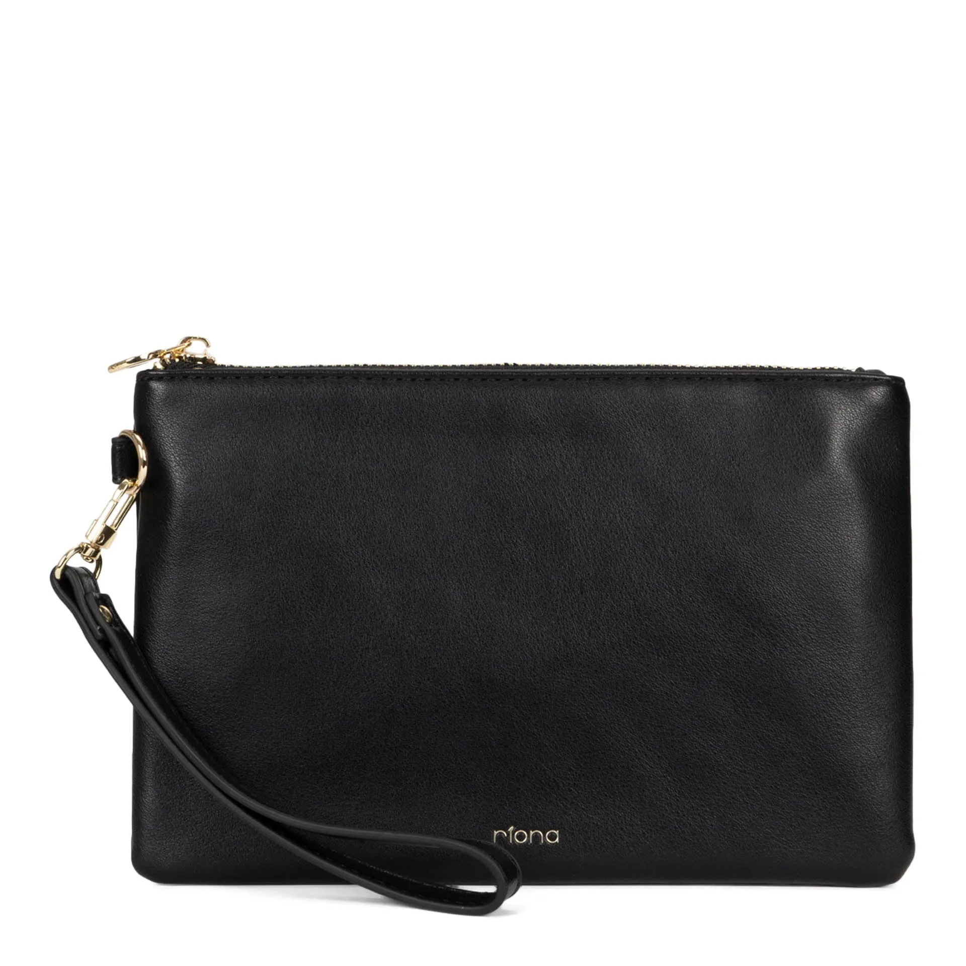 Riona Hailey Smooth RFID Wristlet Pouch sold by Bentley Leathers