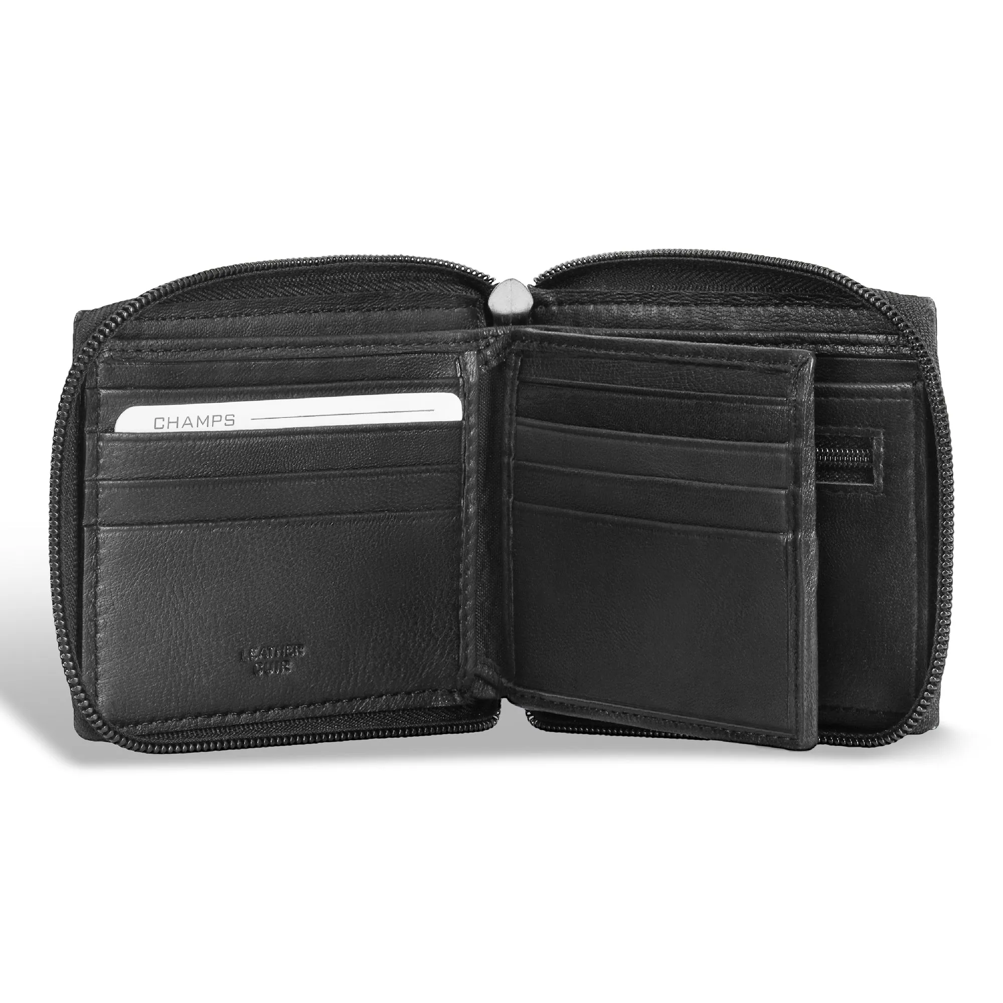 Classic / Leather Zip-Around Wallet *Drop Ship* sold by Bentley Leathers product image thumbnail 3