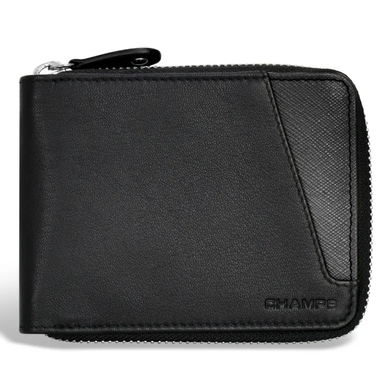 Iconic / Leather Zip Around Wallet *Drop Ship* sold by Bentley Leathers