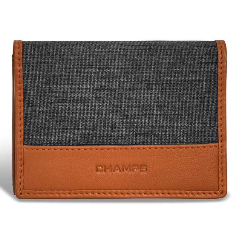 Denim / Leather Cardholder *Drop Ship* sold by Bentley Leathers