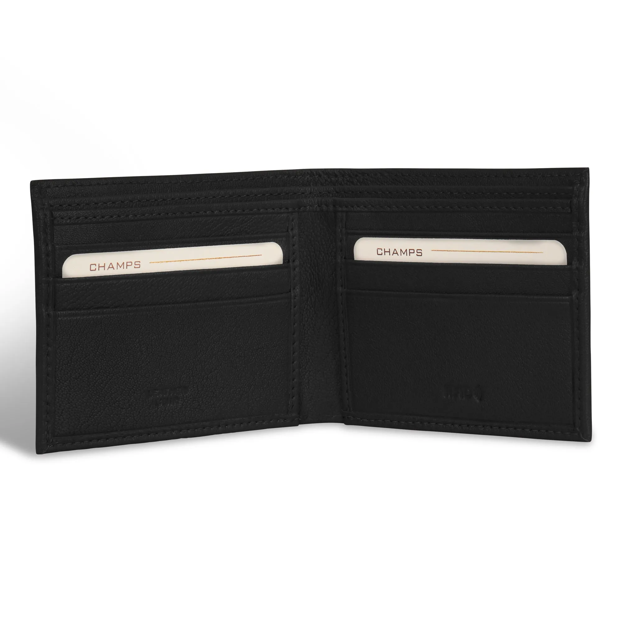 Champs Onyx Leather Bi-Fold Wallet sold by Bentley Leathers product image thumbnail 3