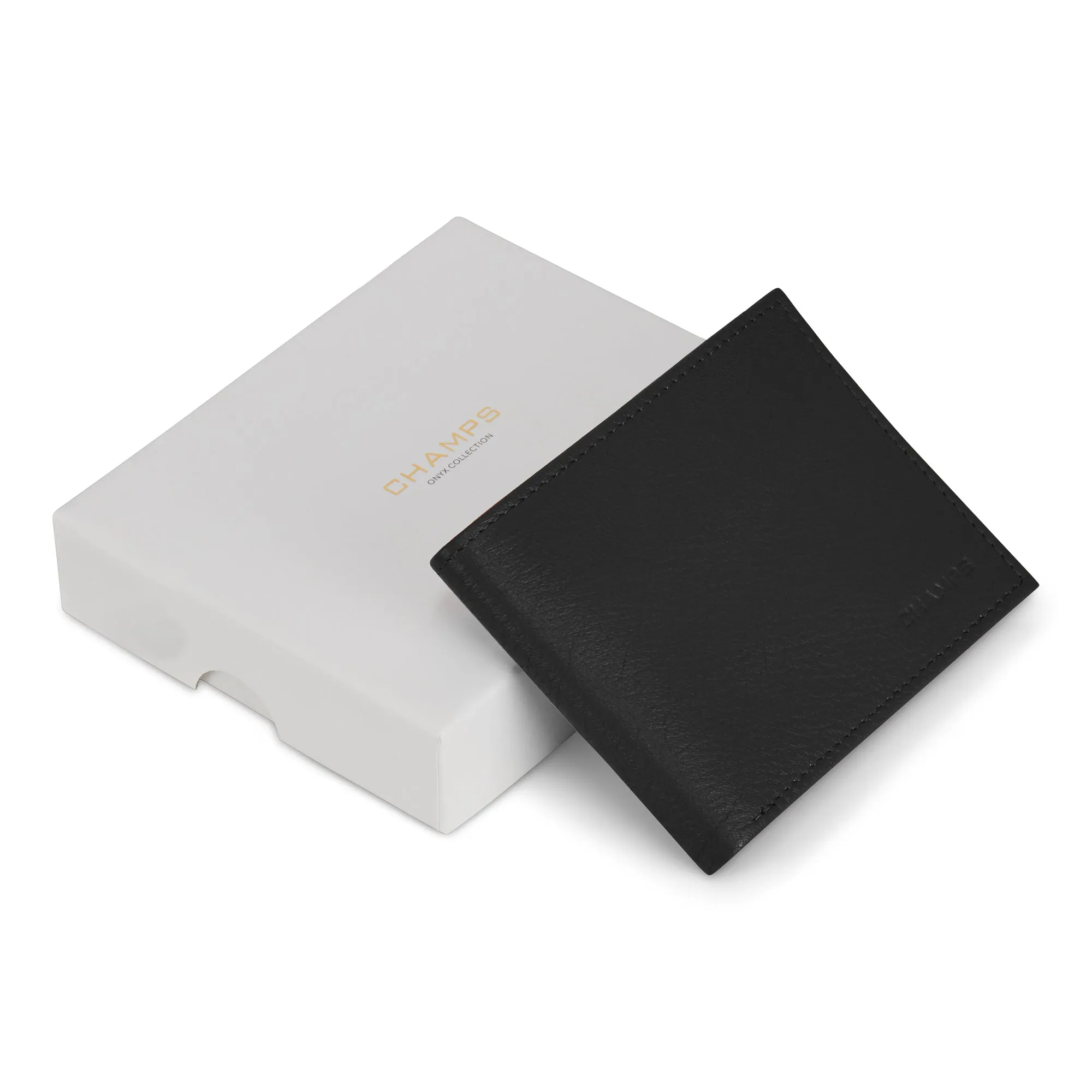 Champs Onyx Leather Bi-Fold Wallet sold by Bentley Leathers product image thumbnail 4