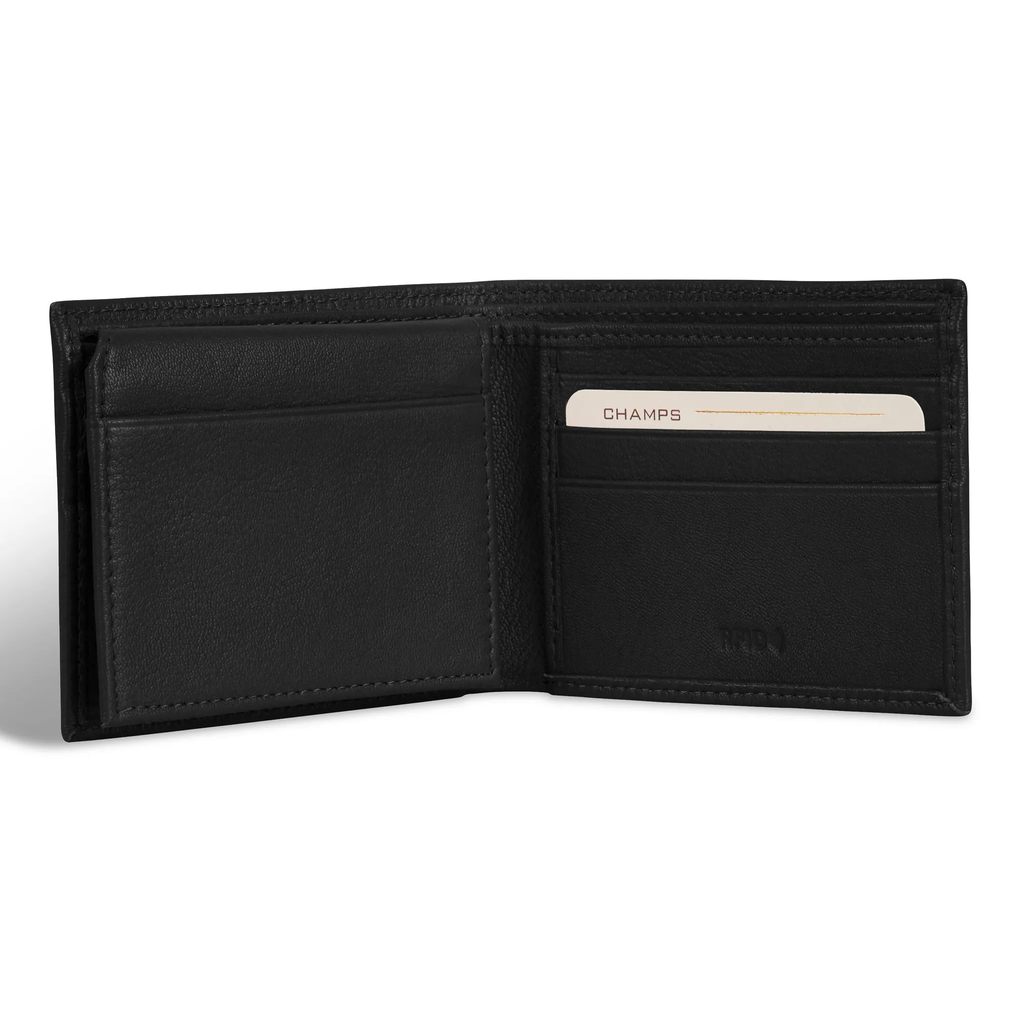 Champs Onyx Leather Top Wing Wallet sold by Bentley Leathers product image thumbnail 3