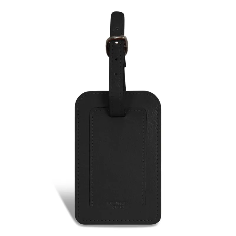 Onyx / Leather Luggage Tags *Drop Ship* sold by Bentley Leathers