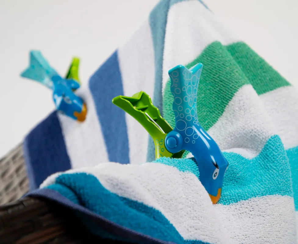 Tracker Beach Towel Clip Bubbles sold by Bentley Leathers