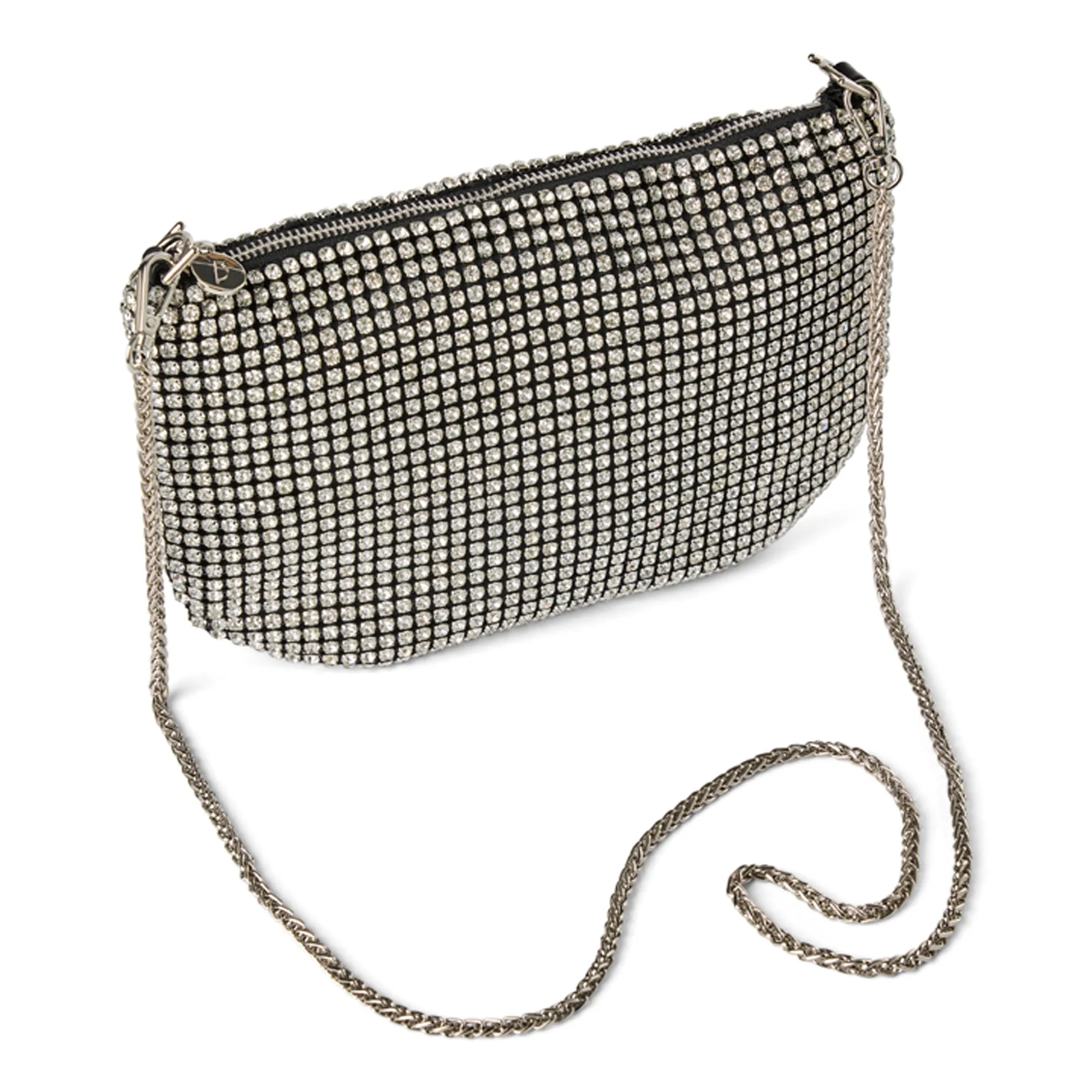 Riona Melody Crystal Dome-shape Silver sold by Bentley Leathers