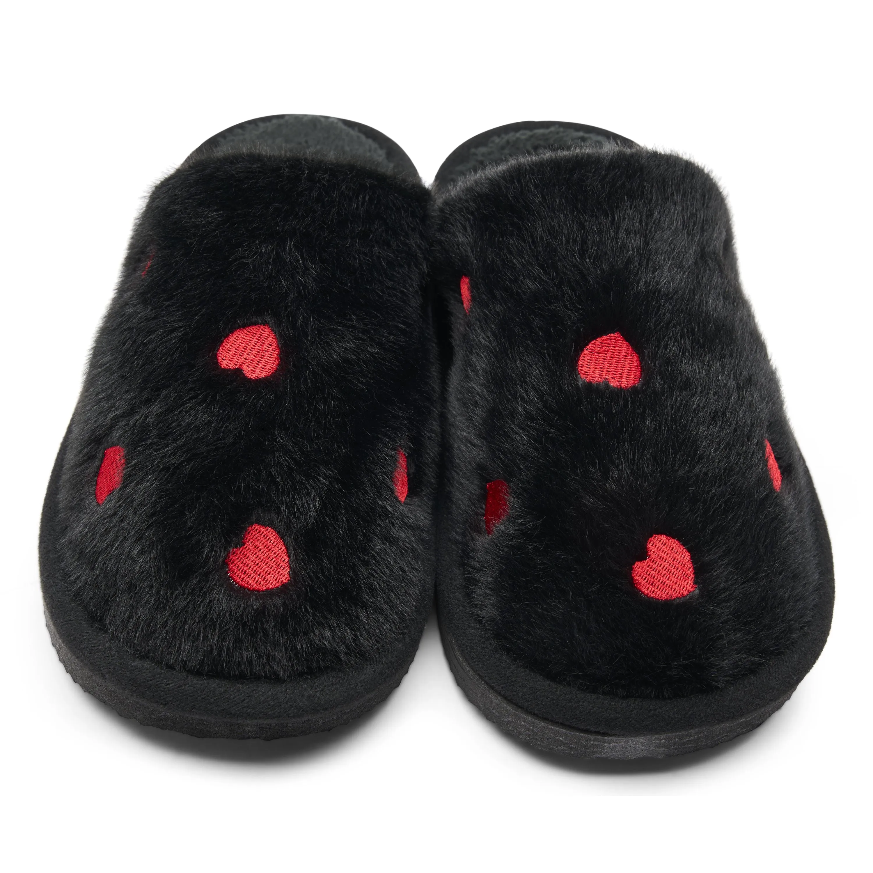 Bentley Velvet Slippers LG Heart Black In store only sold by Bentley Leathers product image thumbnail 3