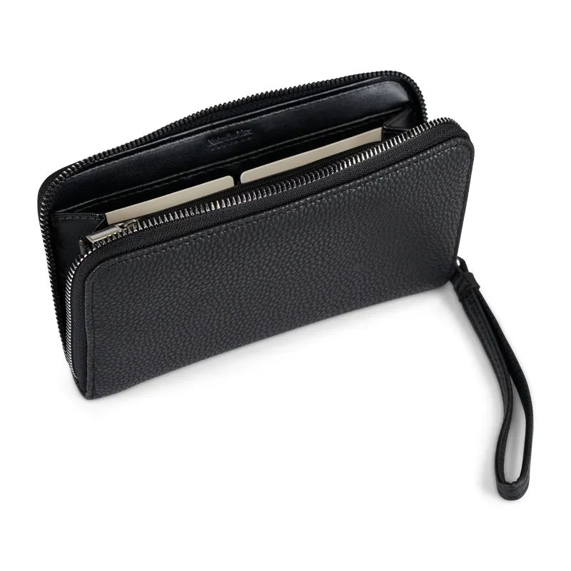 Bentley Amour Classic Zip-Around Wallet with Wrist Strap sold by Bentley Leathers