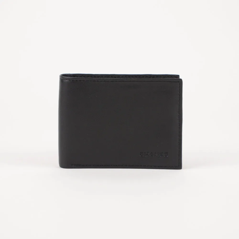 Champs Leather Center-wing wallet sold by Bentley Leathers