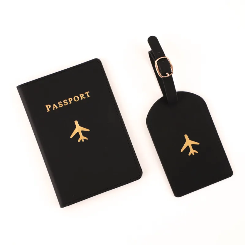 Tracker Passport Cover/Tag Set made by Bentley Leathers