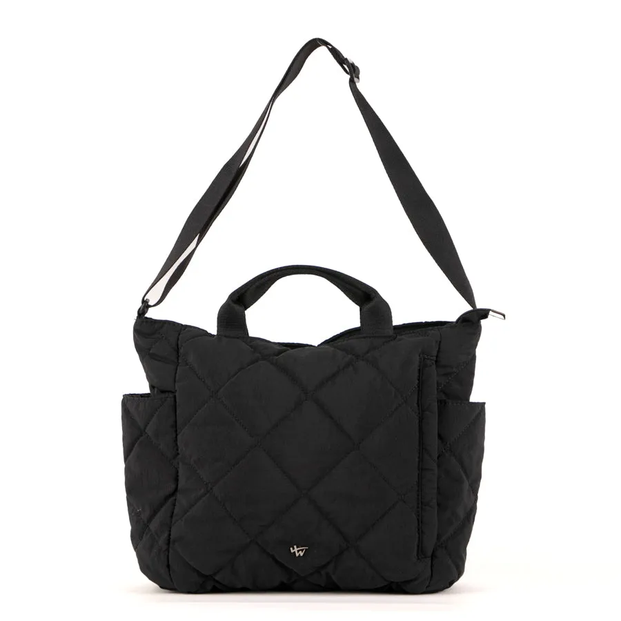 Quilted top handle crossbody sold by Bentley Leathers