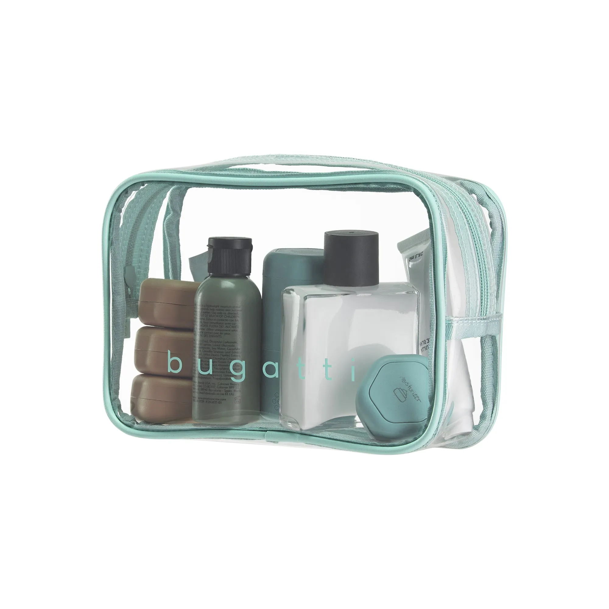 Bugatti Downtown Essentials Transparent Toiletry Bag sold by Bentley Leathers product image thumbnail 4