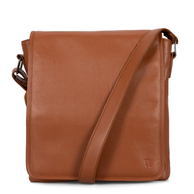 Colwood RFID Messenger Bag sold by Bentley Leathers