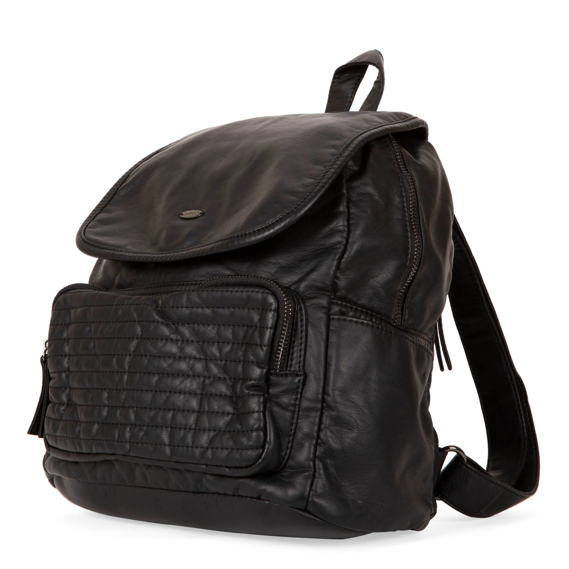 Quilted Front Flap Backpack sold by Bentley Leathers product image thumbnail 4