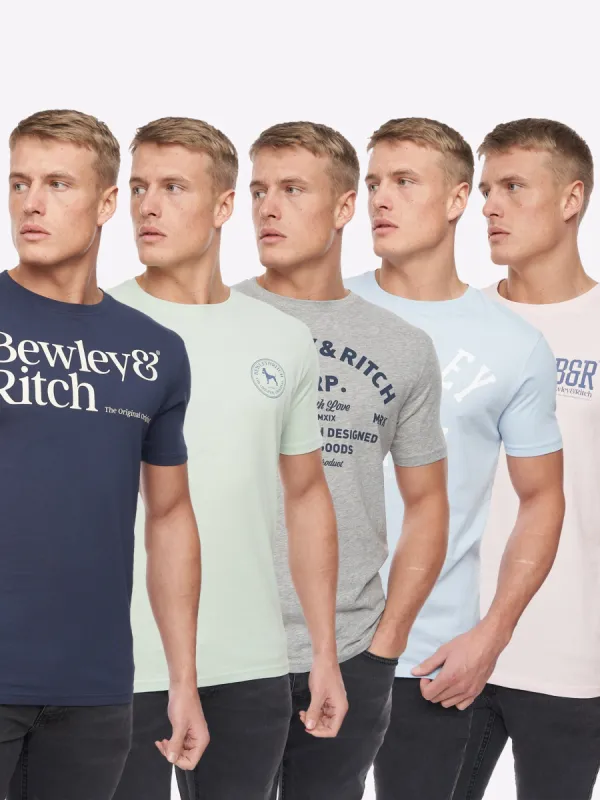 Temflere T-Shirt 5pk Assorted sold by Bewley and Ritch