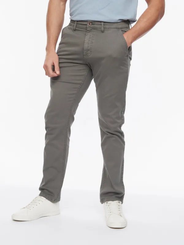 Tasman Chinos Olive sold by Bewley and Ritch