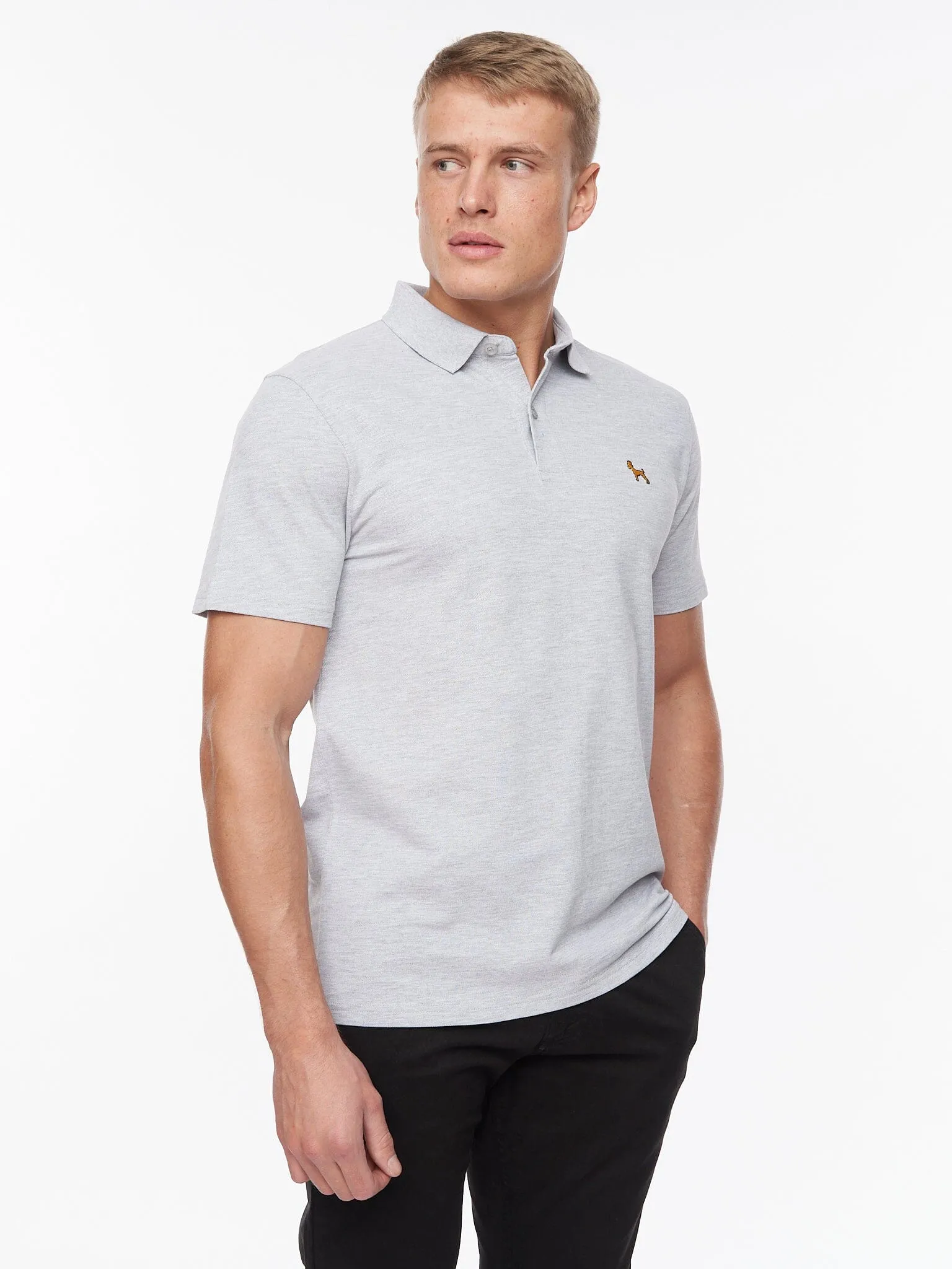 Barden Polo Grey Marl sold by Bewley and Ritch product image thumbnail 2