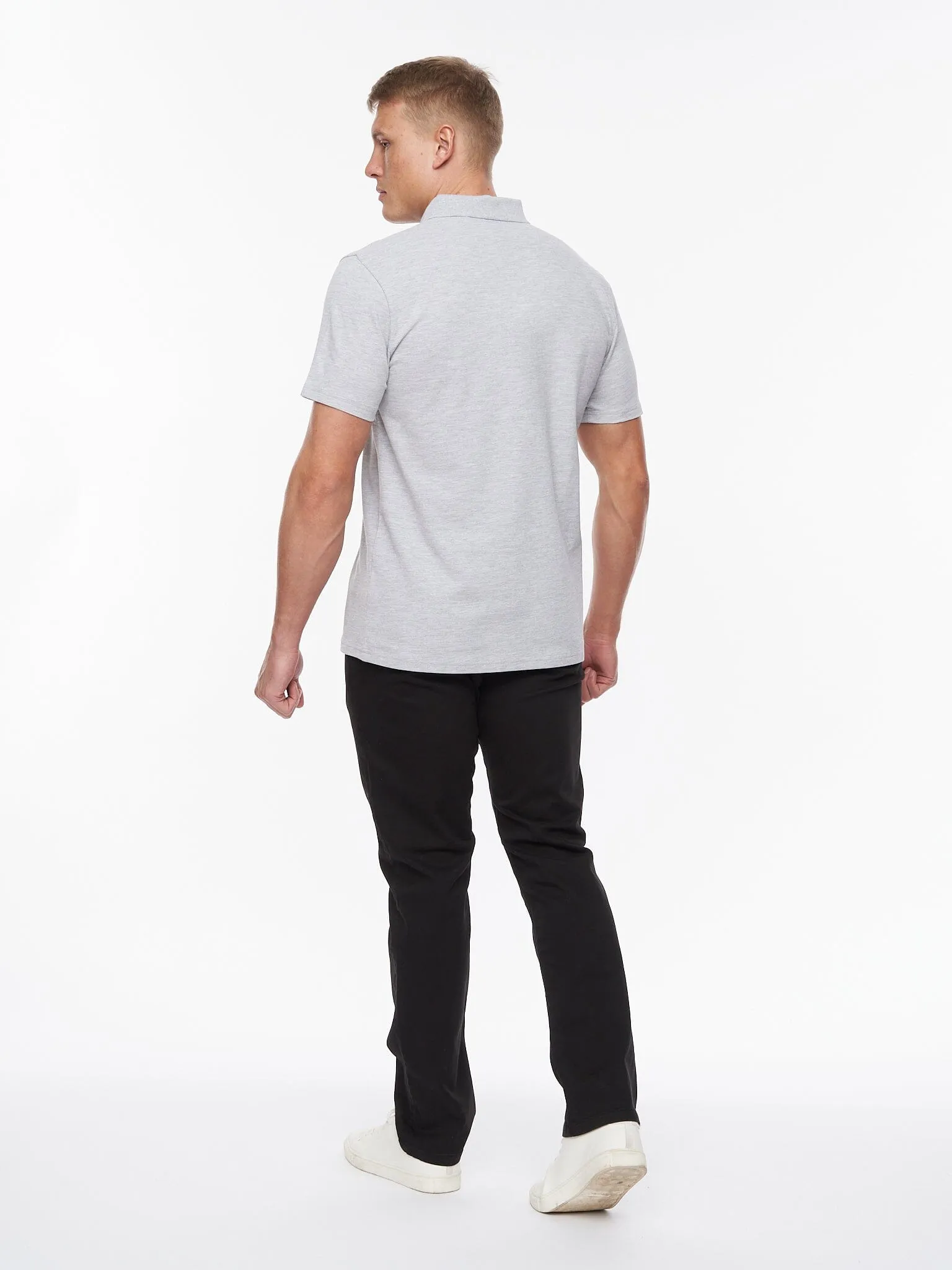 Barden Polo Grey Marl sold by Bewley and Ritch product image thumbnail 4