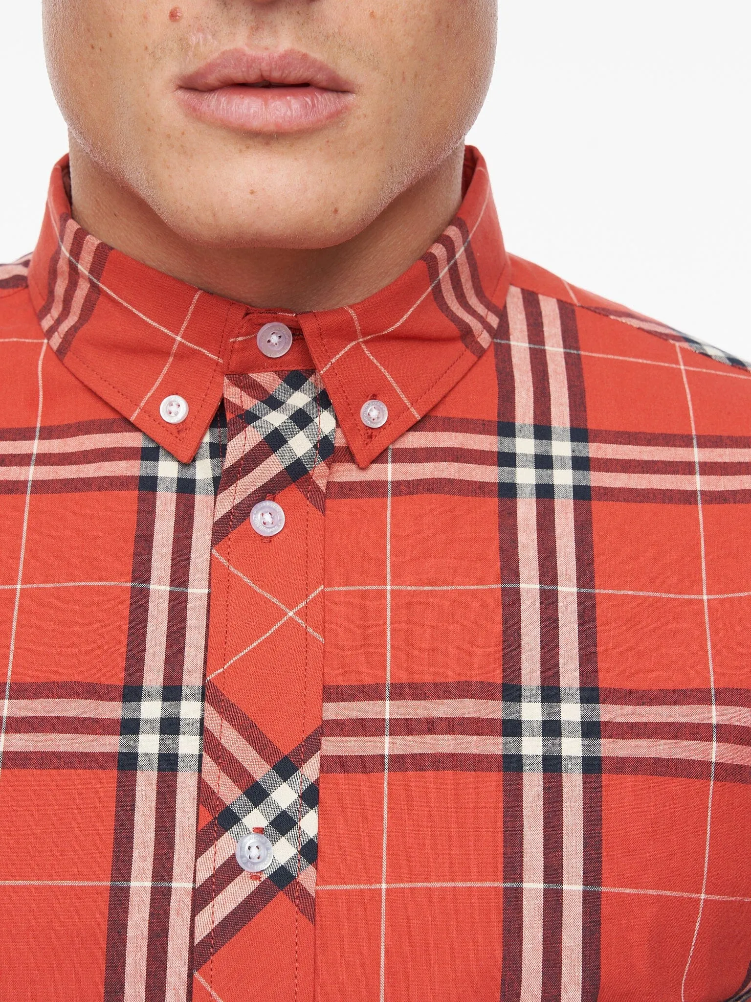 Buford Shirt Red Check sold by Bewley and Ritch product image thumbnail 5