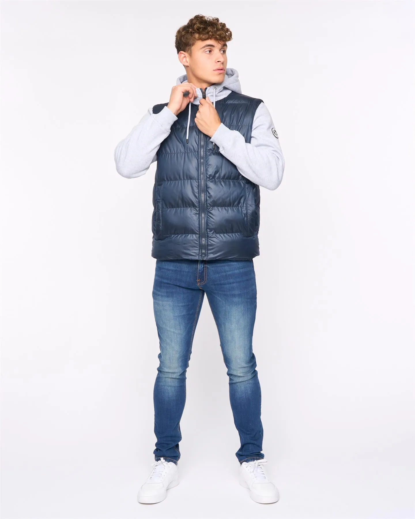 Brookes Jersey Puffer Jacket Navy sold by Bewley and Ritch product image thumbnail 2
