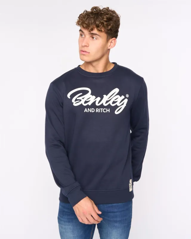 Yardley Crew Sweat Navy sold by Bewley and Ritch