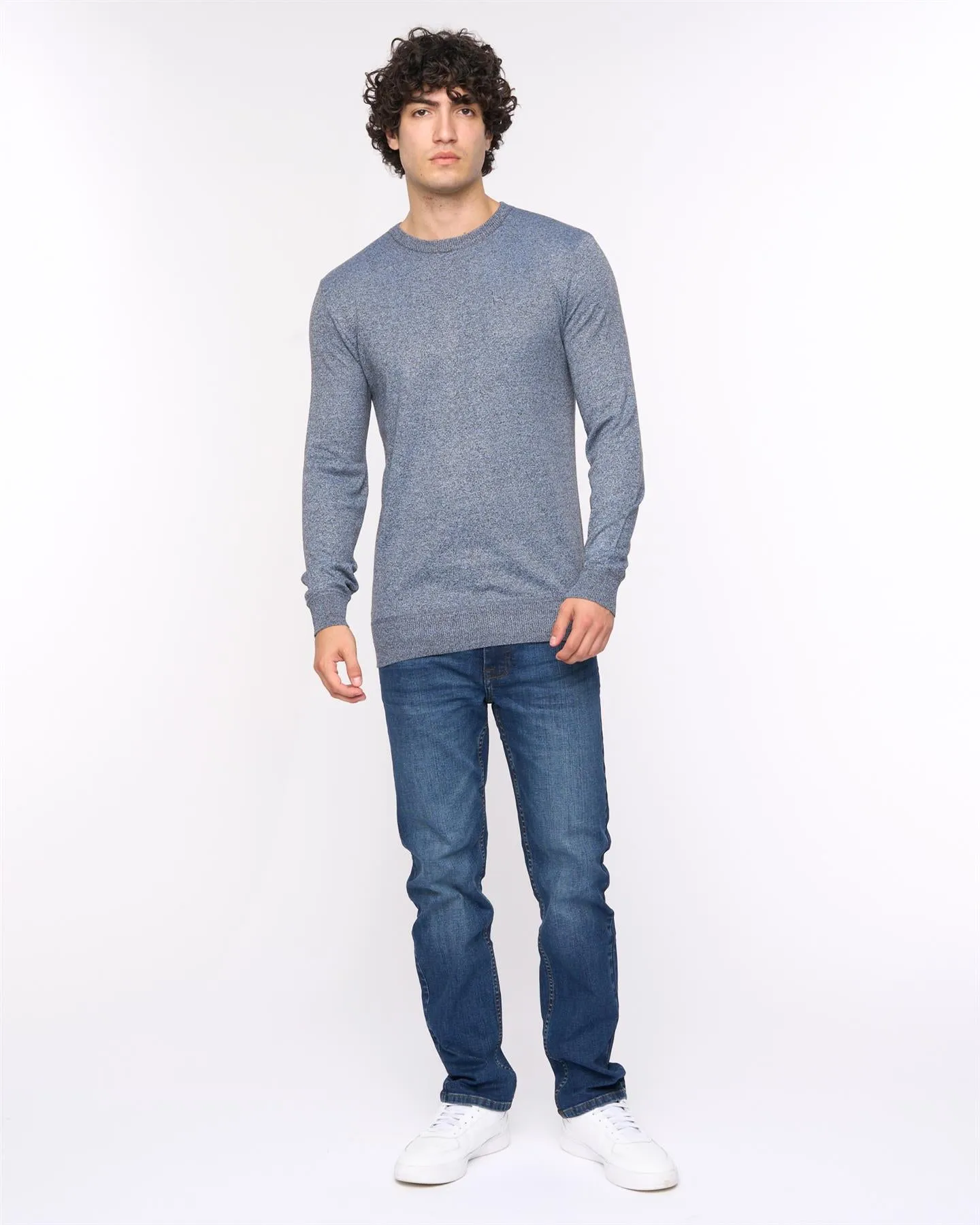 Loxham Crew Knit Black Marl sold by Bewley and Ritch product image thumbnail 2