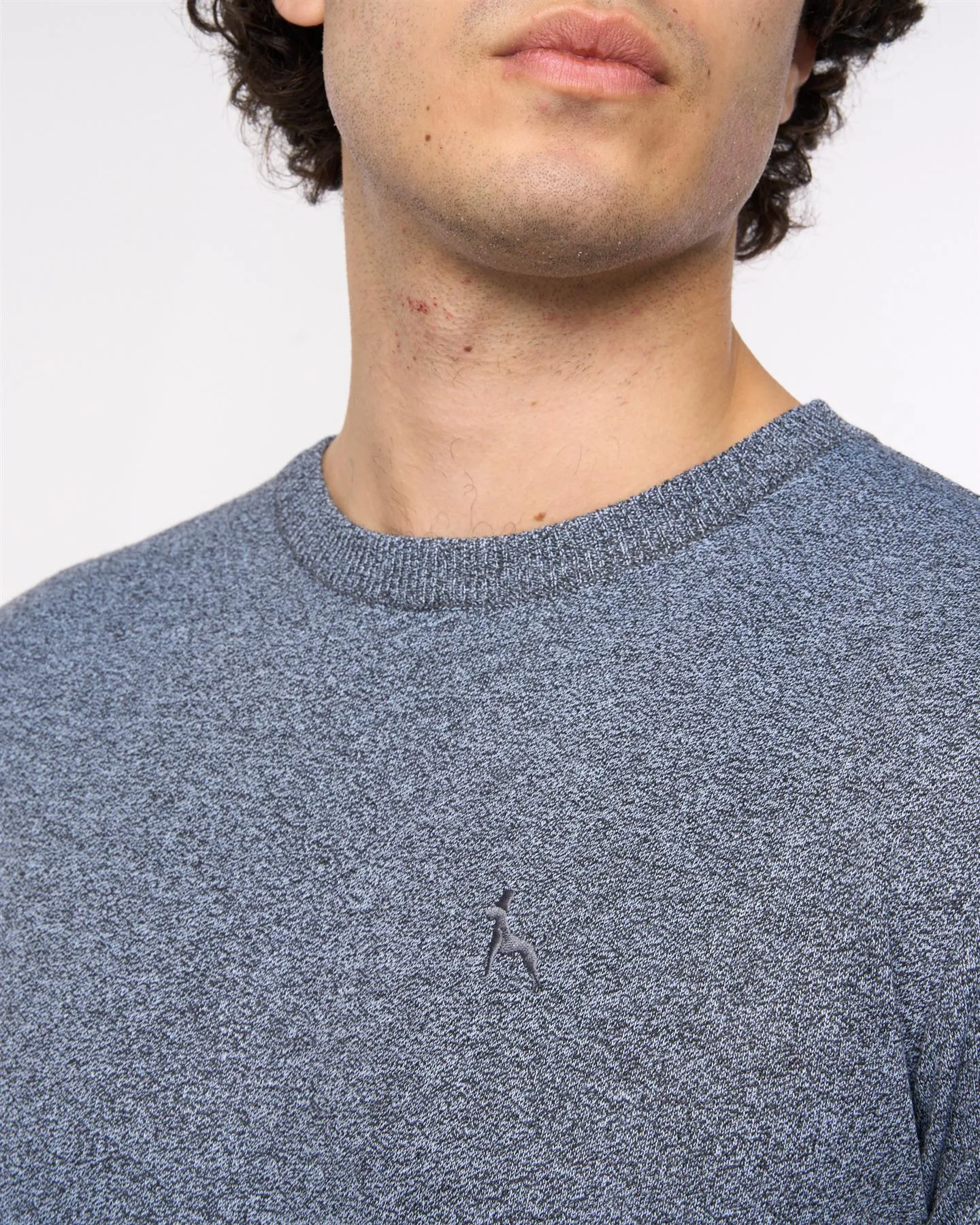 Loxham Crew Knit Black Marl sold by Bewley and Ritch product image thumbnail 4