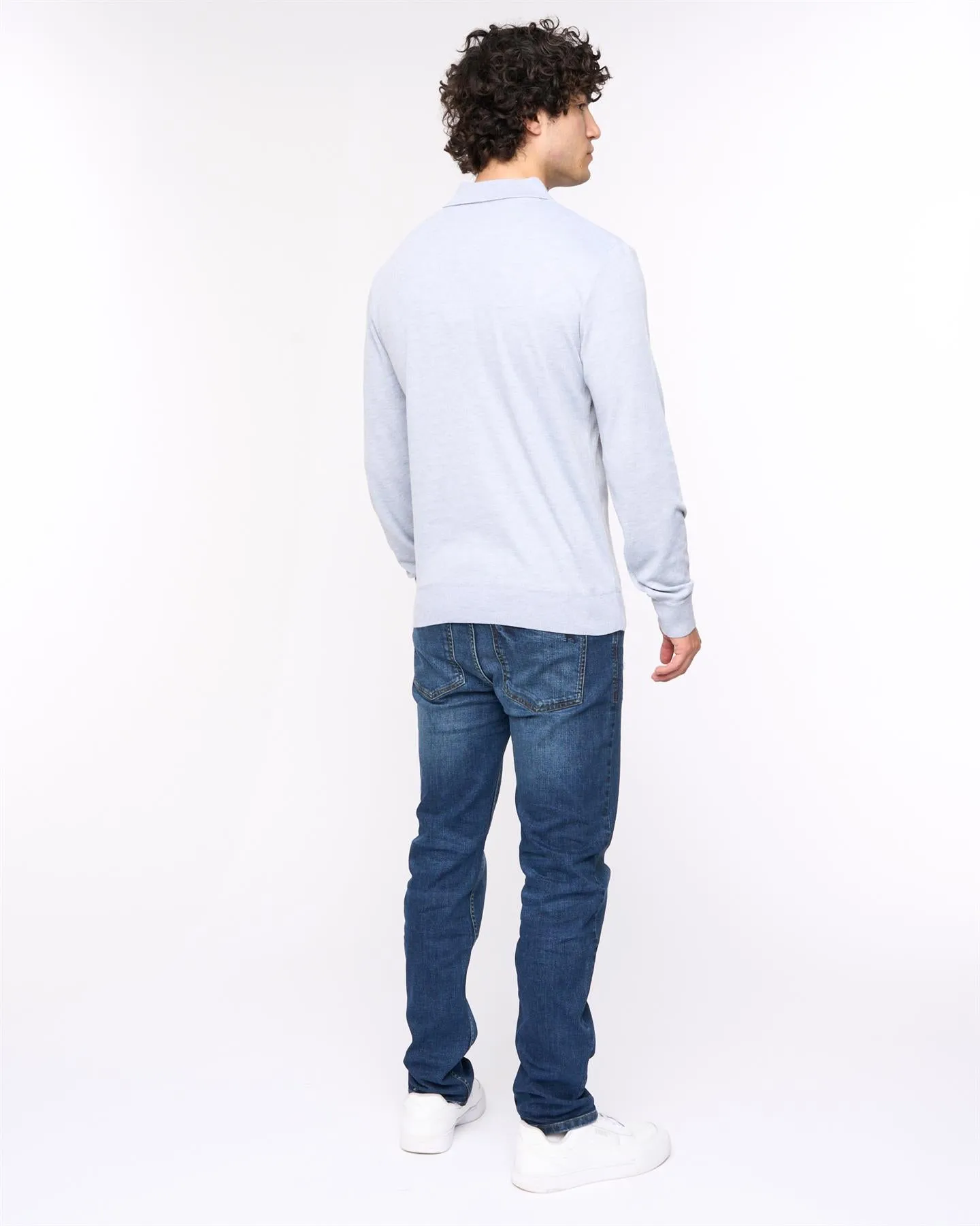 Ashland Polo Neck Knit Light Grey Marl sold by Bewley and Ritch product image thumbnail 3