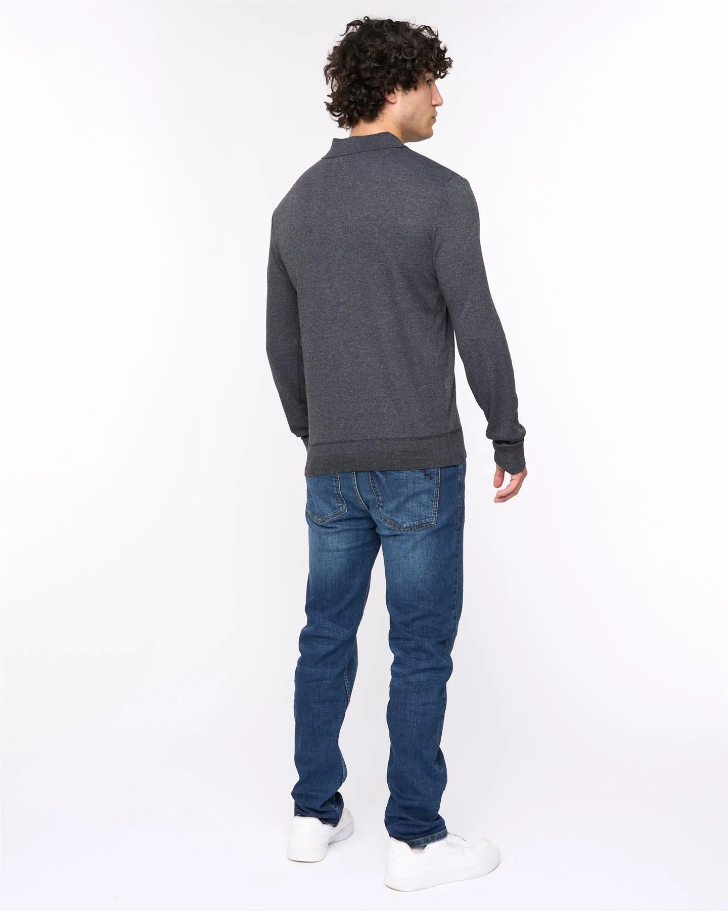 Ashland Polo Neck Knit Black Marl sold by Bewley and Ritch product image thumbnail 3