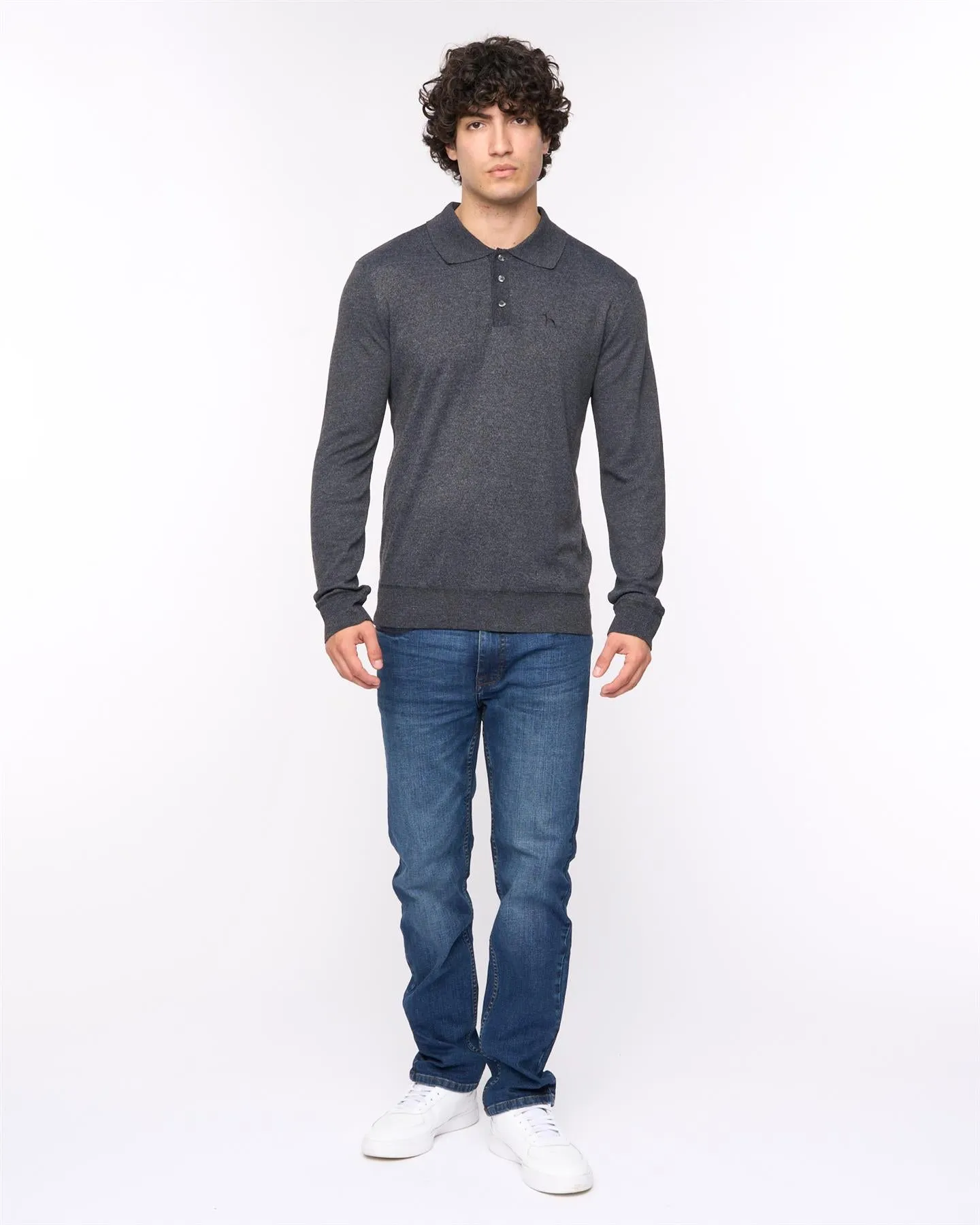 Ashland Polo Neck Knit Black Marl sold by Bewley and Ritch product image thumbnail 2