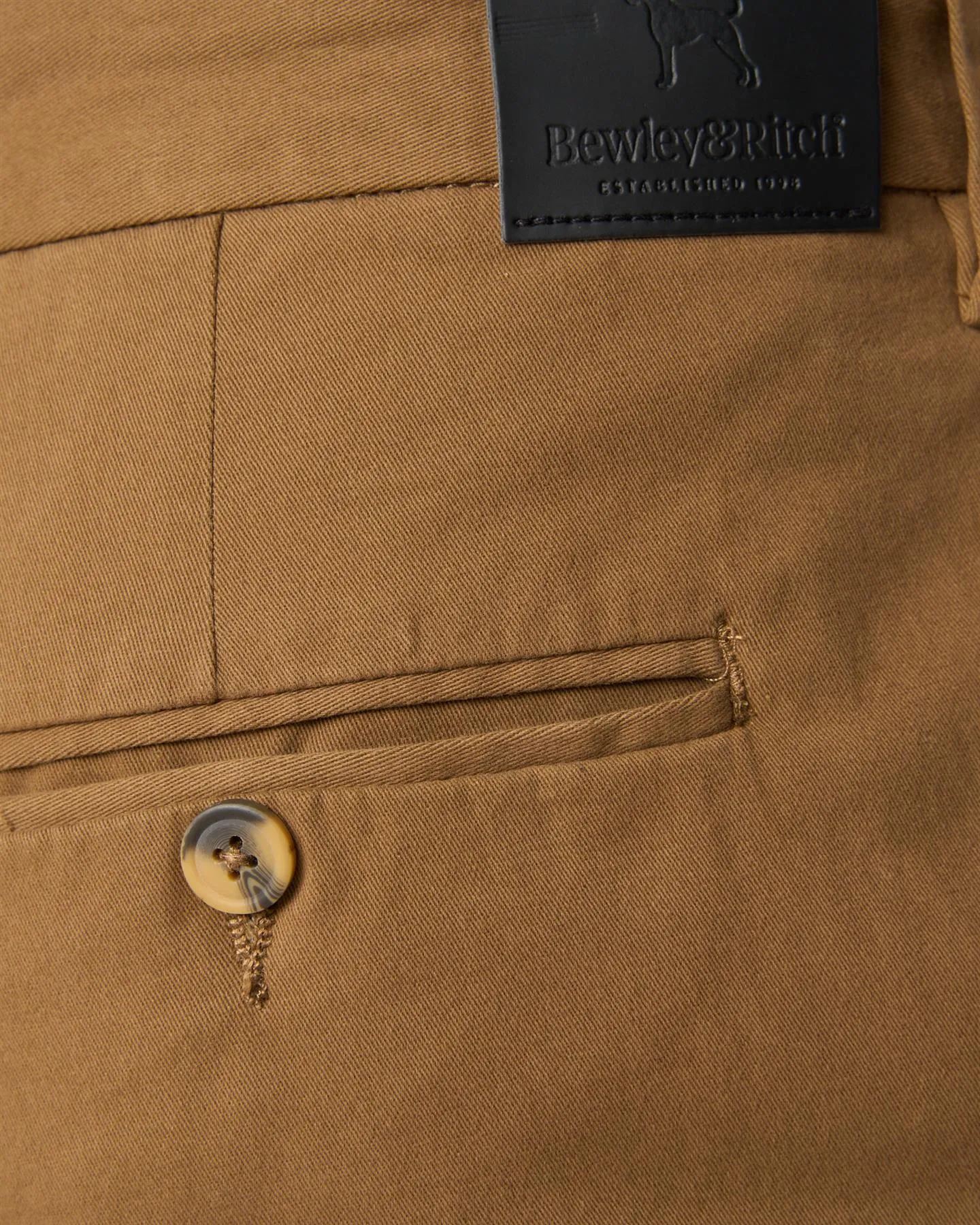 Newland Slim Fit Chinos Camel sold by Bewley and Ritch product image thumbnail 5