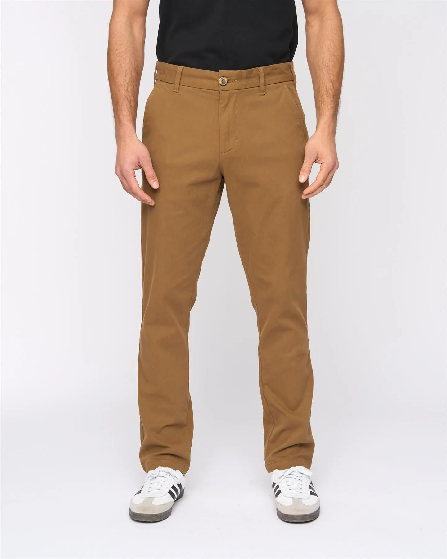 Newland Slim Fit Chinos Camel sold by Bewley and Ritch
