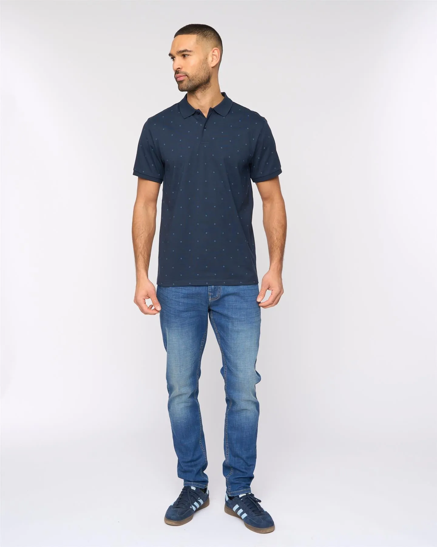 Domray Polo Navy sold by Bewley and Ritch product image thumbnail 3