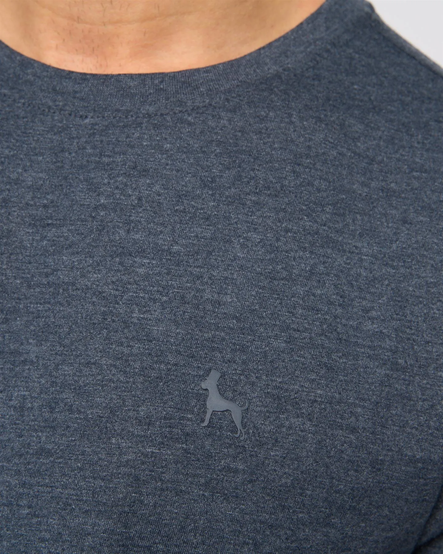 Barlowe T-Shirt Navy Marl sold by Bewley and Ritch product image thumbnail 5