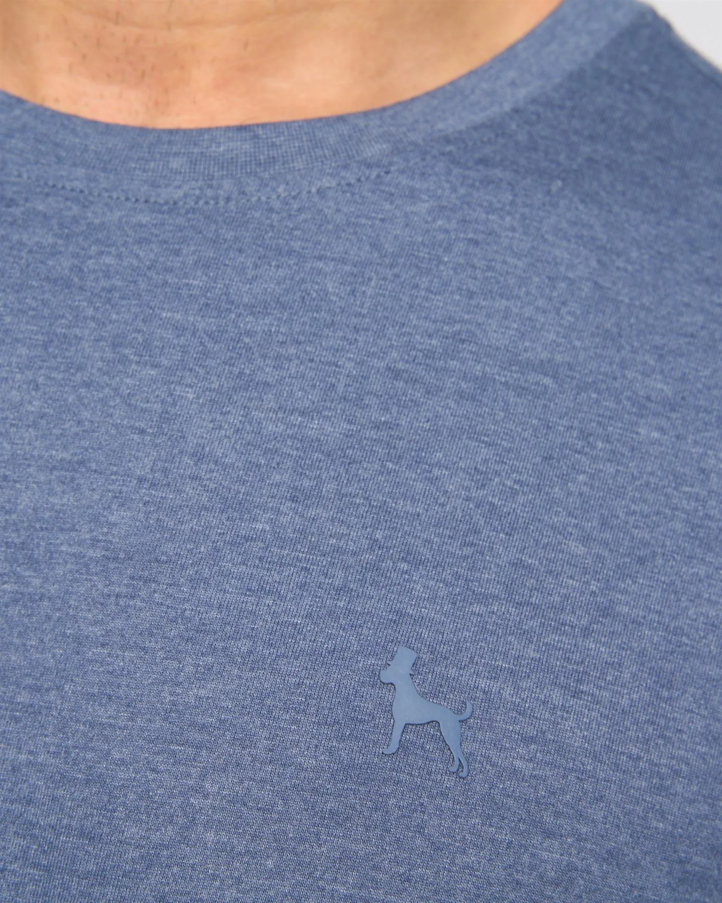 Barlowe T-Shirt Denim Marl sold by Bewley and Ritch product image thumbnail 5