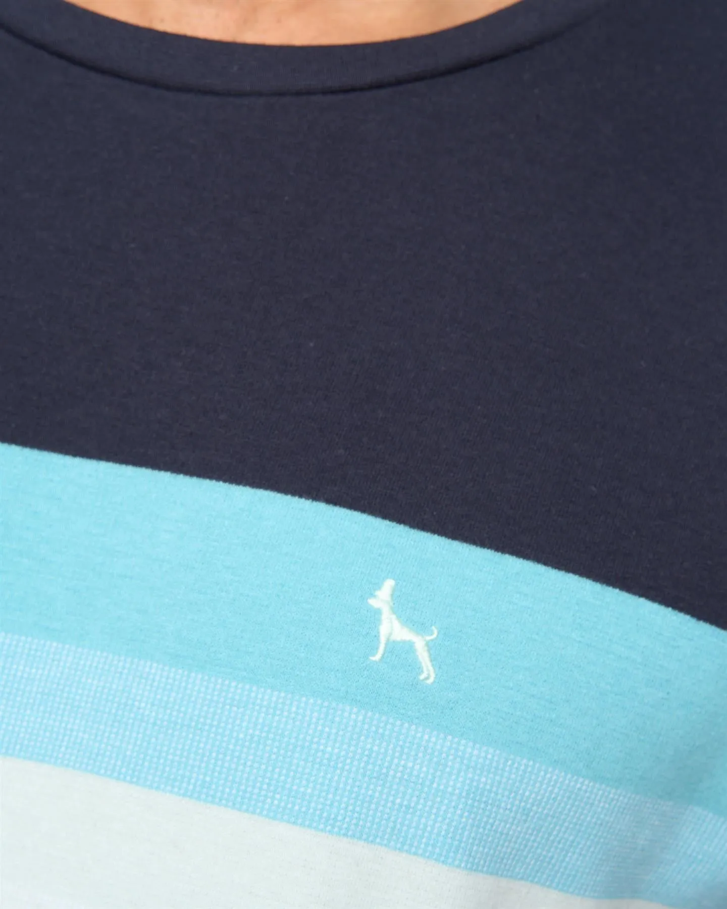 Kemble T-Shirt Navy/Turquoise sold by Bewley and Ritch product image thumbnail 5