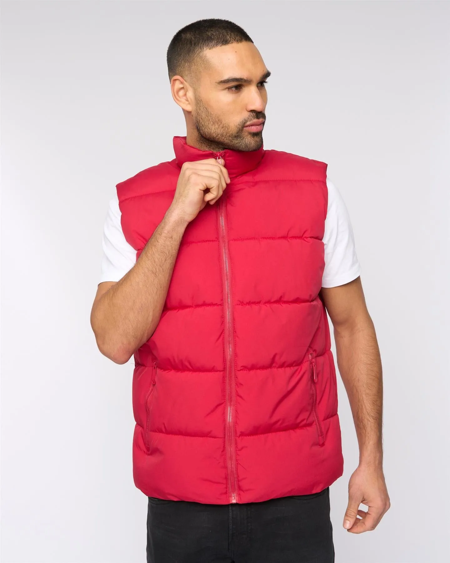 Stanten Puffer Gilet Red sold by Bewley and Ritch product image thumbnail 2