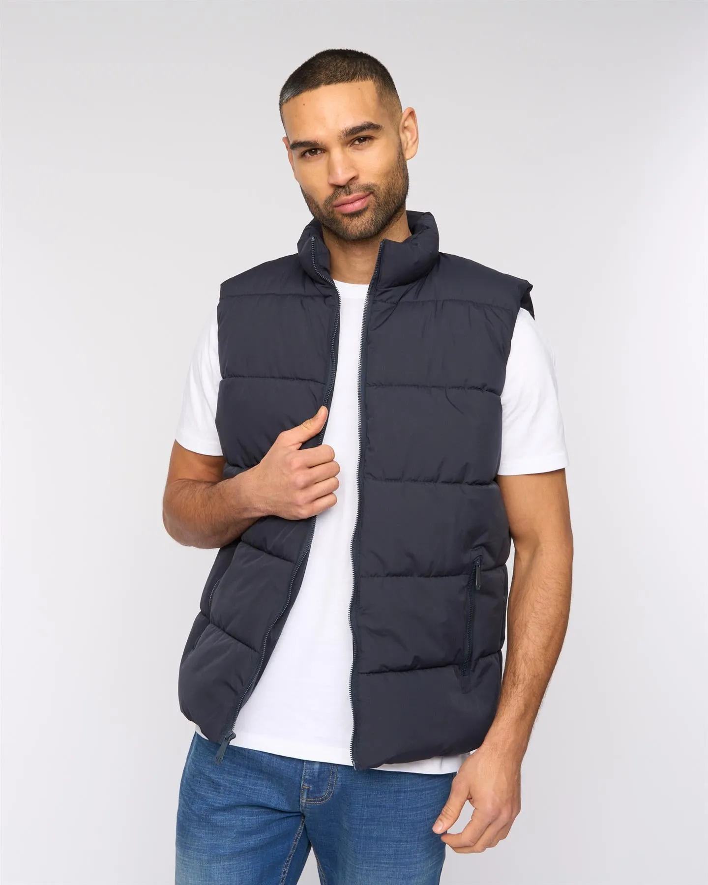 Stanten Puffer Gilet Navy sold by Bewley and Ritch product image thumbnail 2
