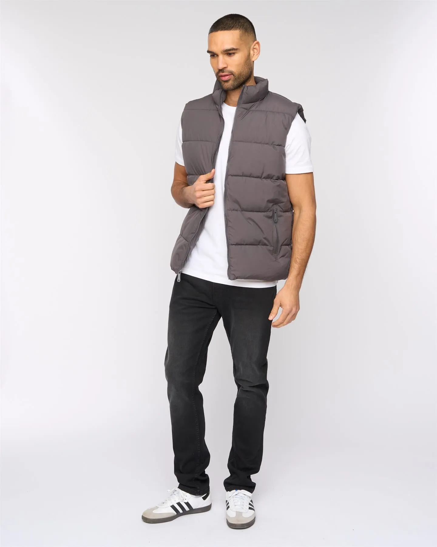 Stanten Puffer Gilet Dark Grey sold by Bewley and Ritch product image thumbnail 4