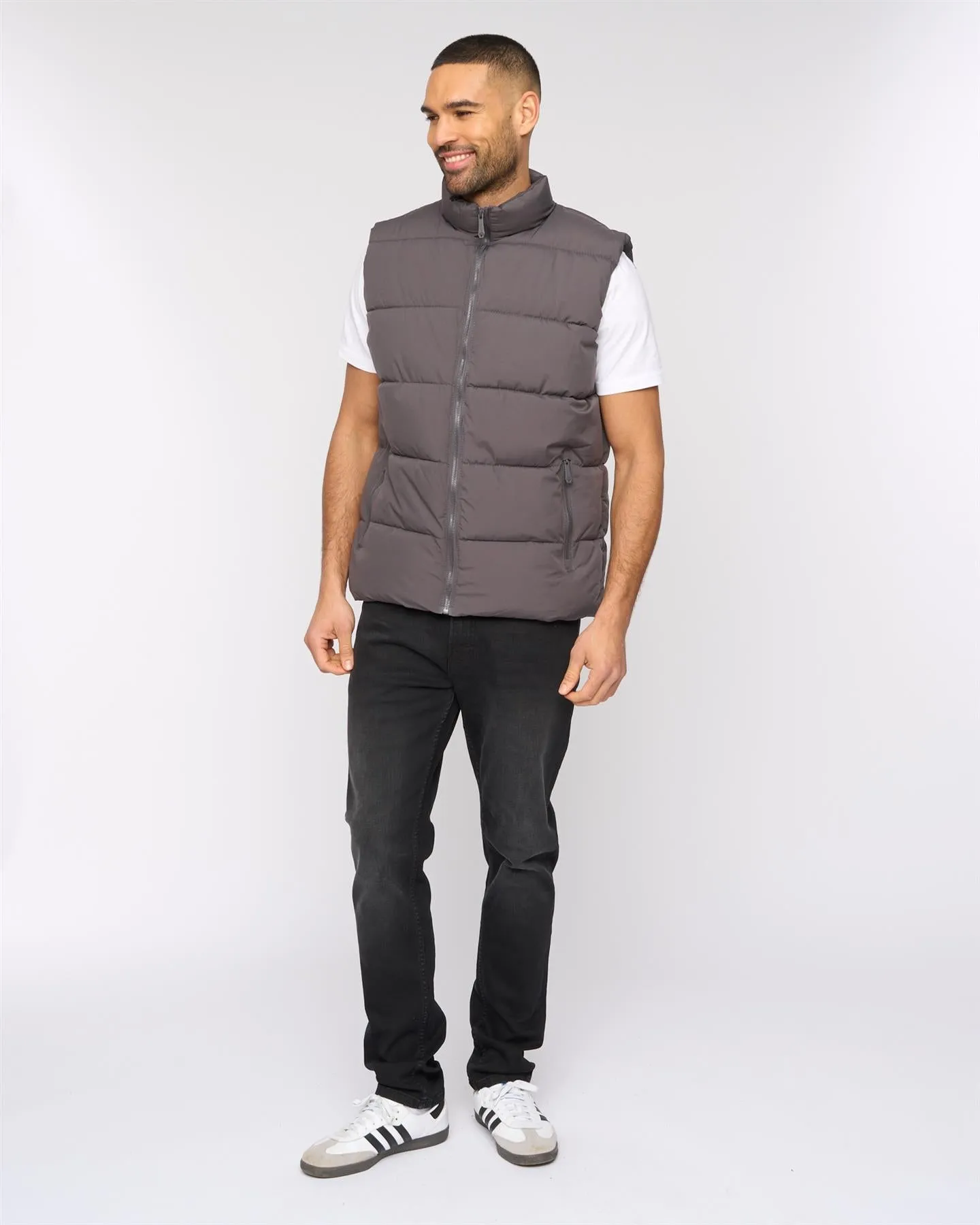 Stanten Puffer Gilet Dark Grey sold by Bewley and Ritch product image thumbnail 3