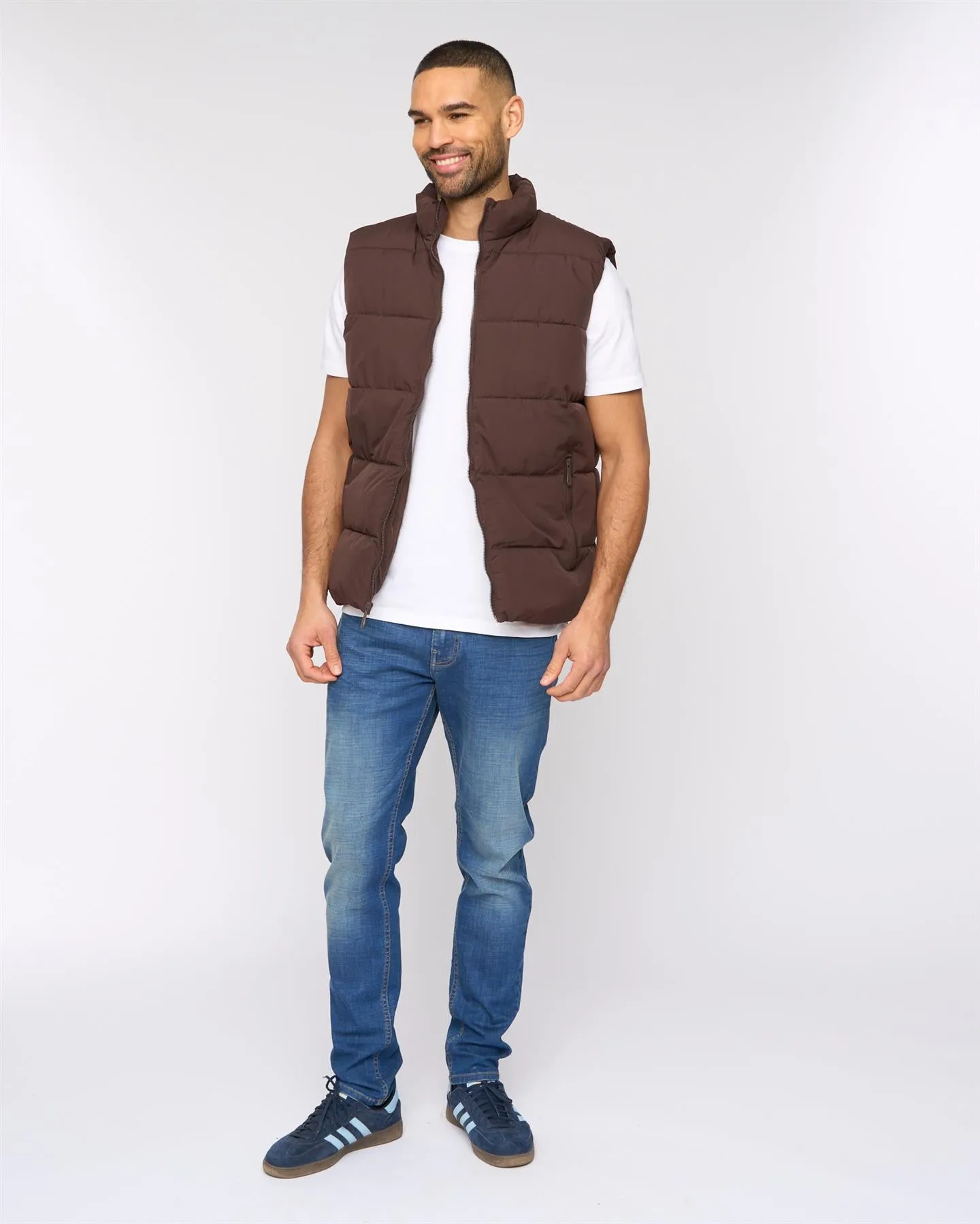 Stanten Puffer Gilet Dark Brown sold by Bewley and Ritch product image thumbnail 4
