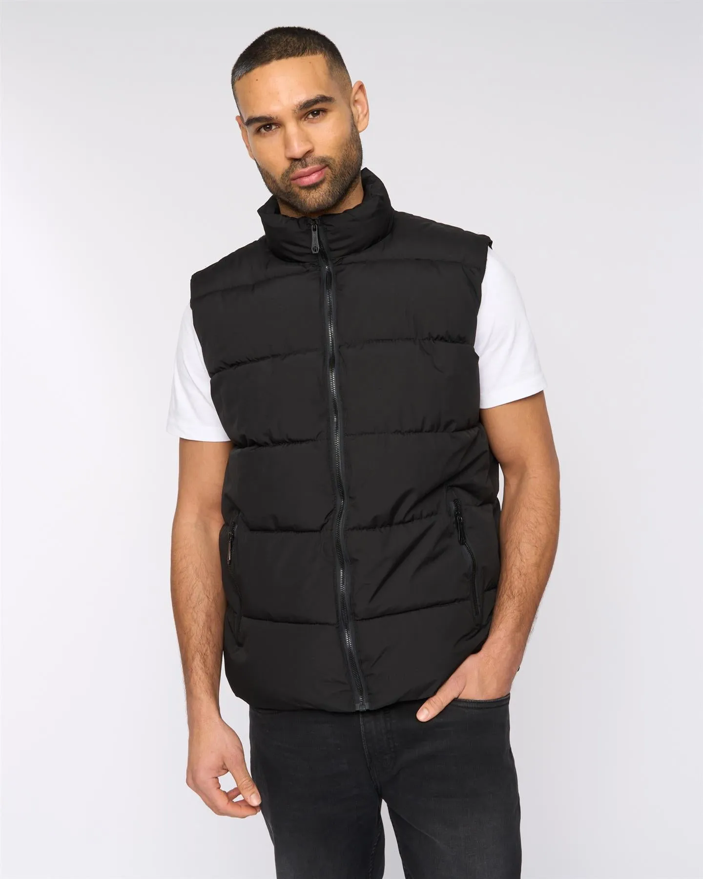 Stanten Puffer Gilet Black sold by Bewley and Ritch