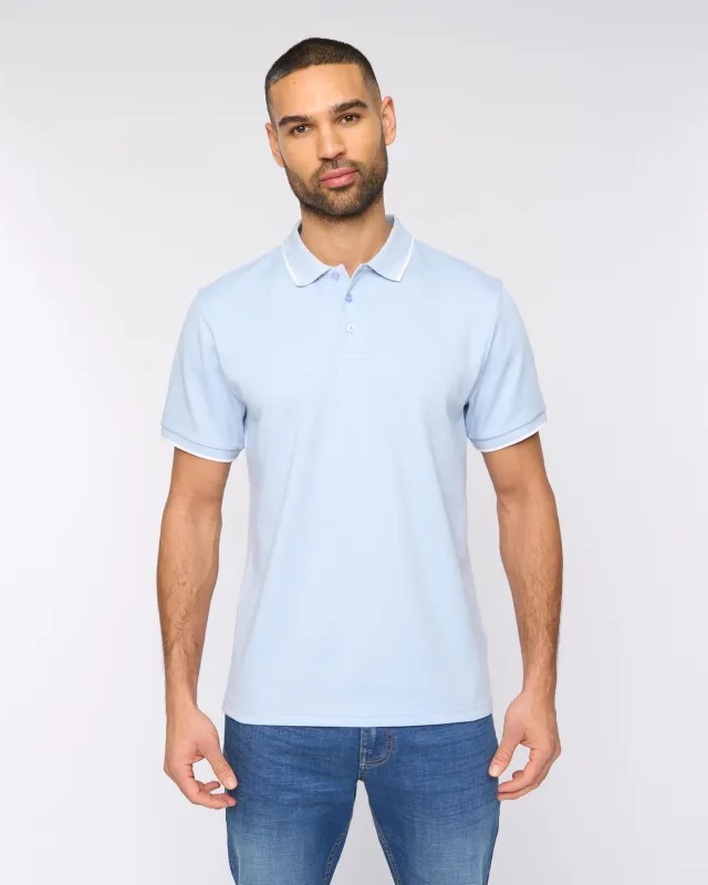 Elverton Polo Mid Blue made by Bewley and Ritch