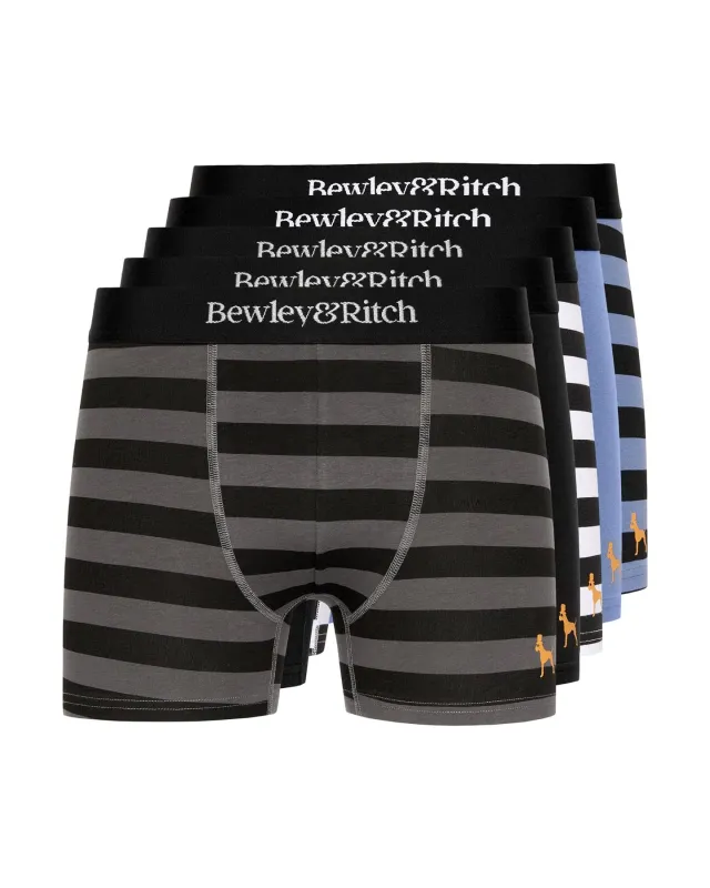 Kurhah Boxers 5pk Assorted made by Bewley and Ritch